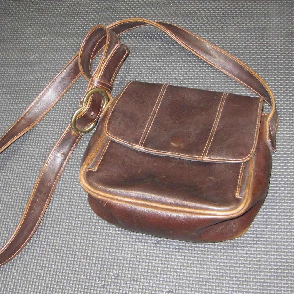 Liz Claiborne - Brown Fold over Bag / Purse